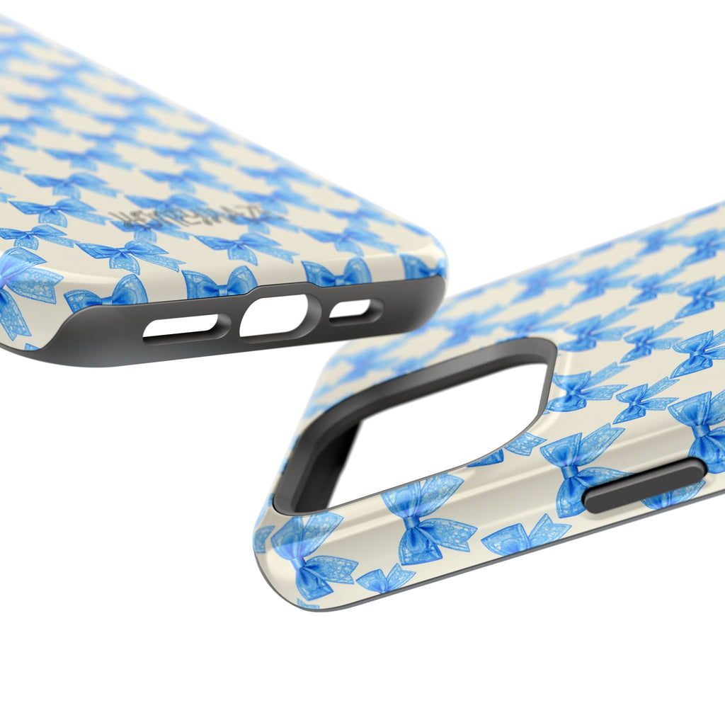 Blue Bow Phone Case