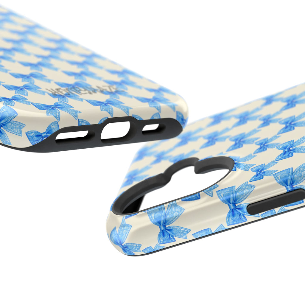 Blue Bow Phone Case