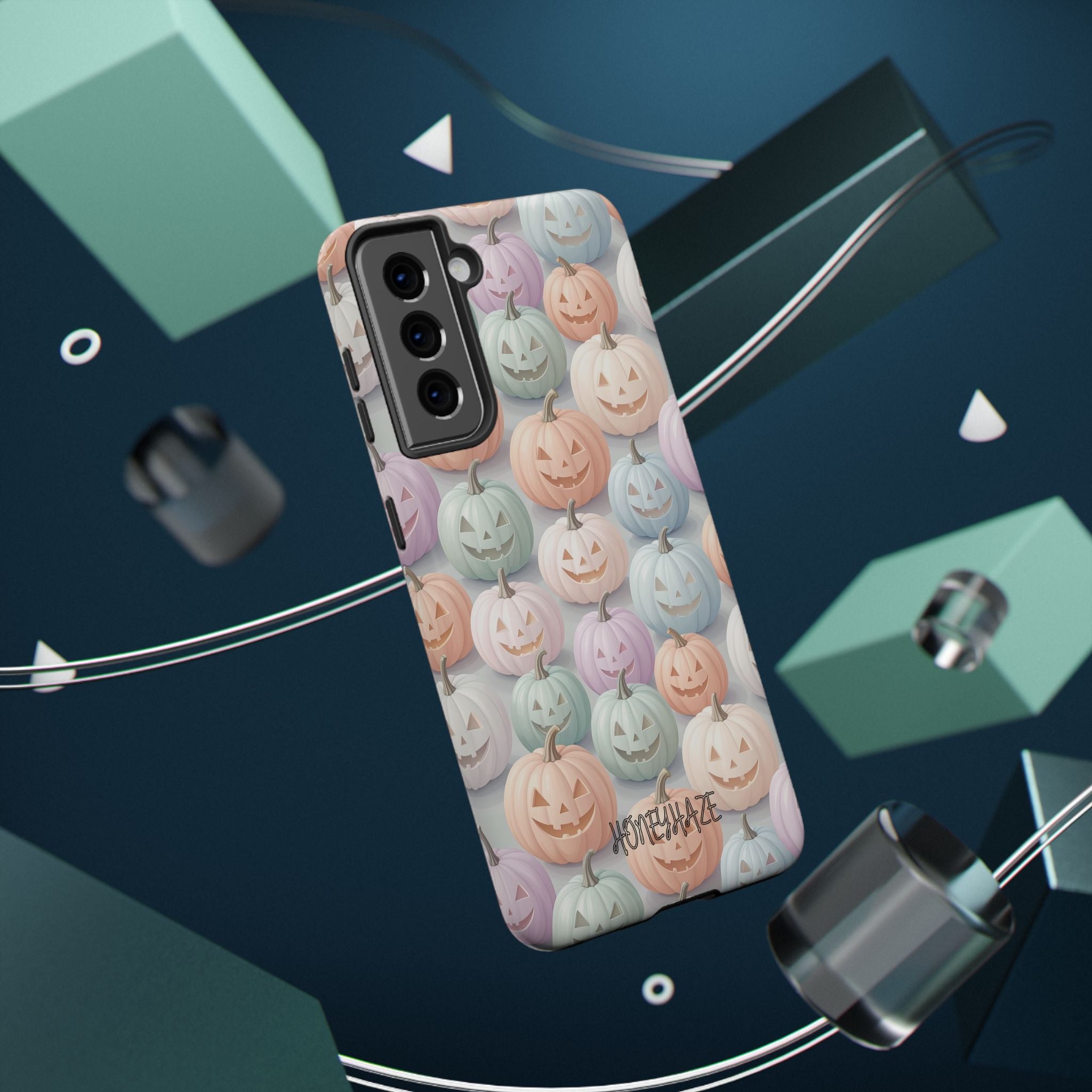 Pastel Jack-O-Lanterns Phone Case