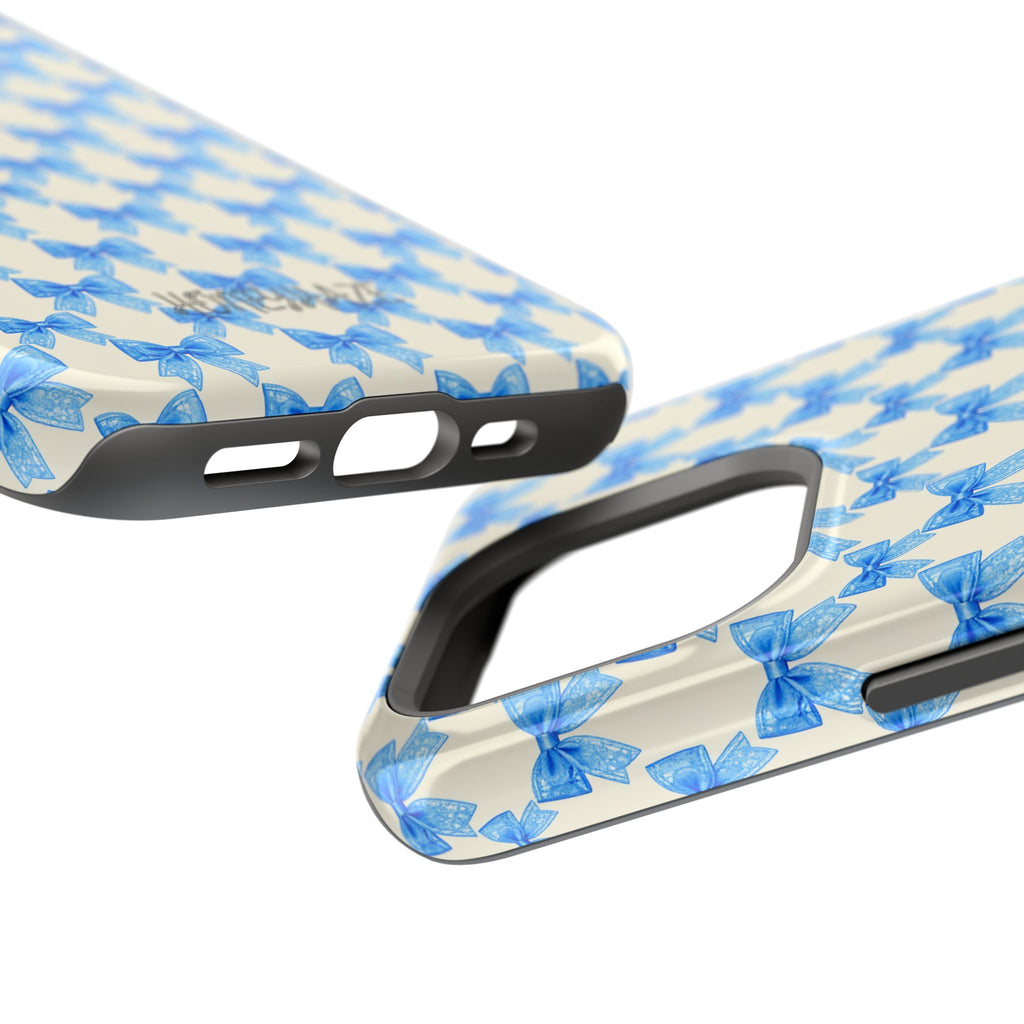 Blue Bow Phone Case