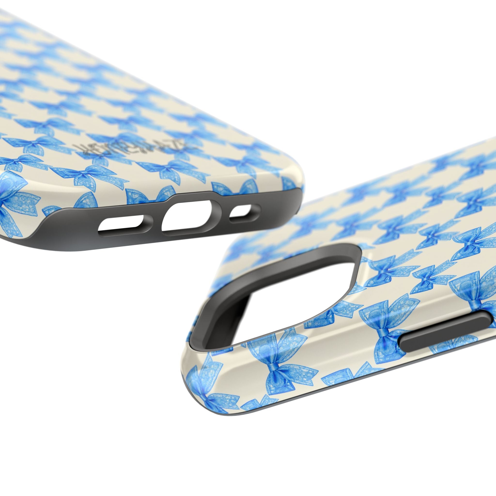 Blue Bow Phone Case