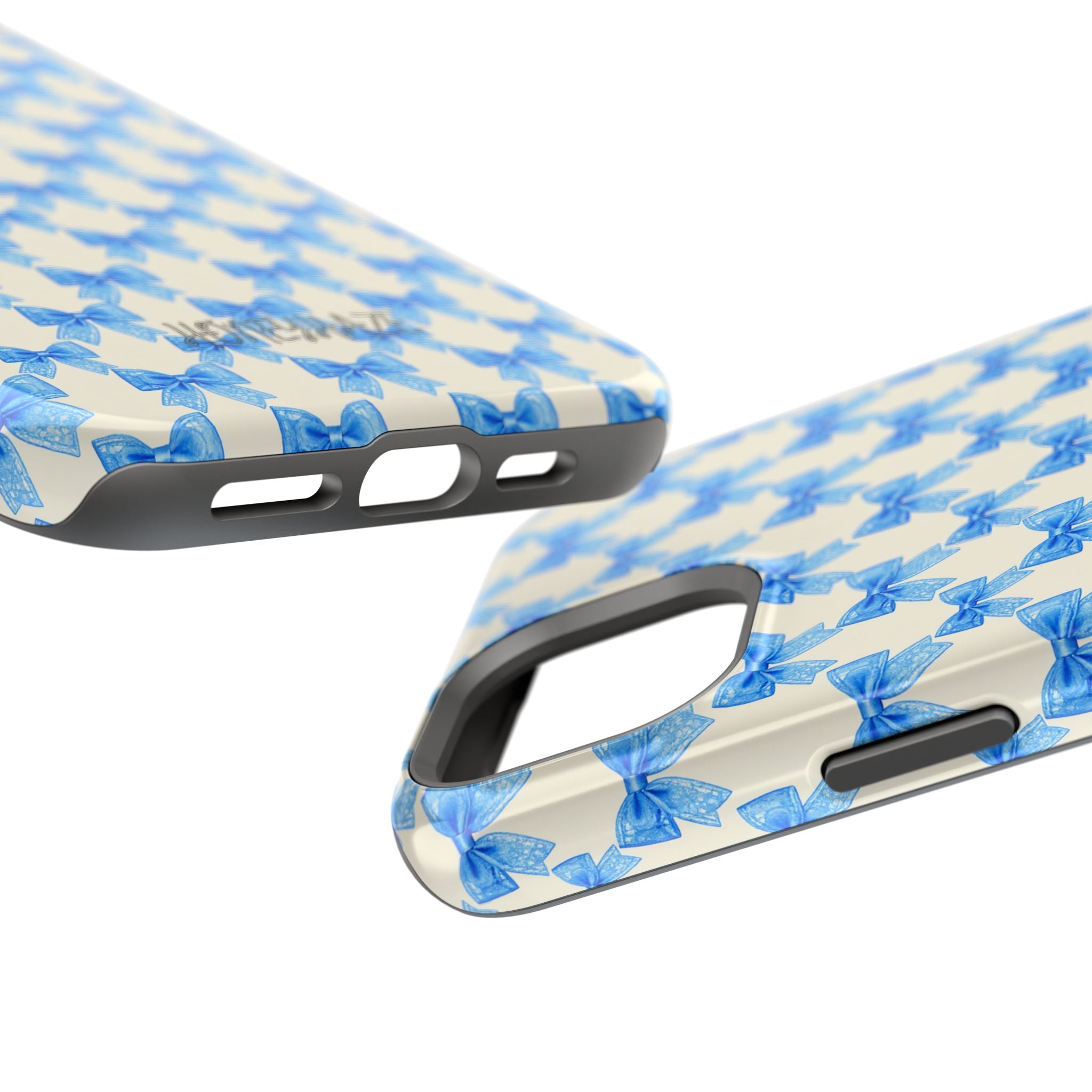 Blue Bow Phone Case