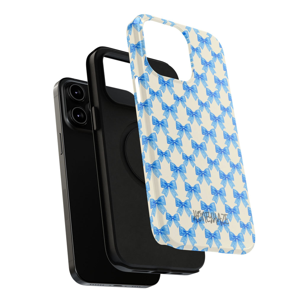 Blue Bow Phone Case