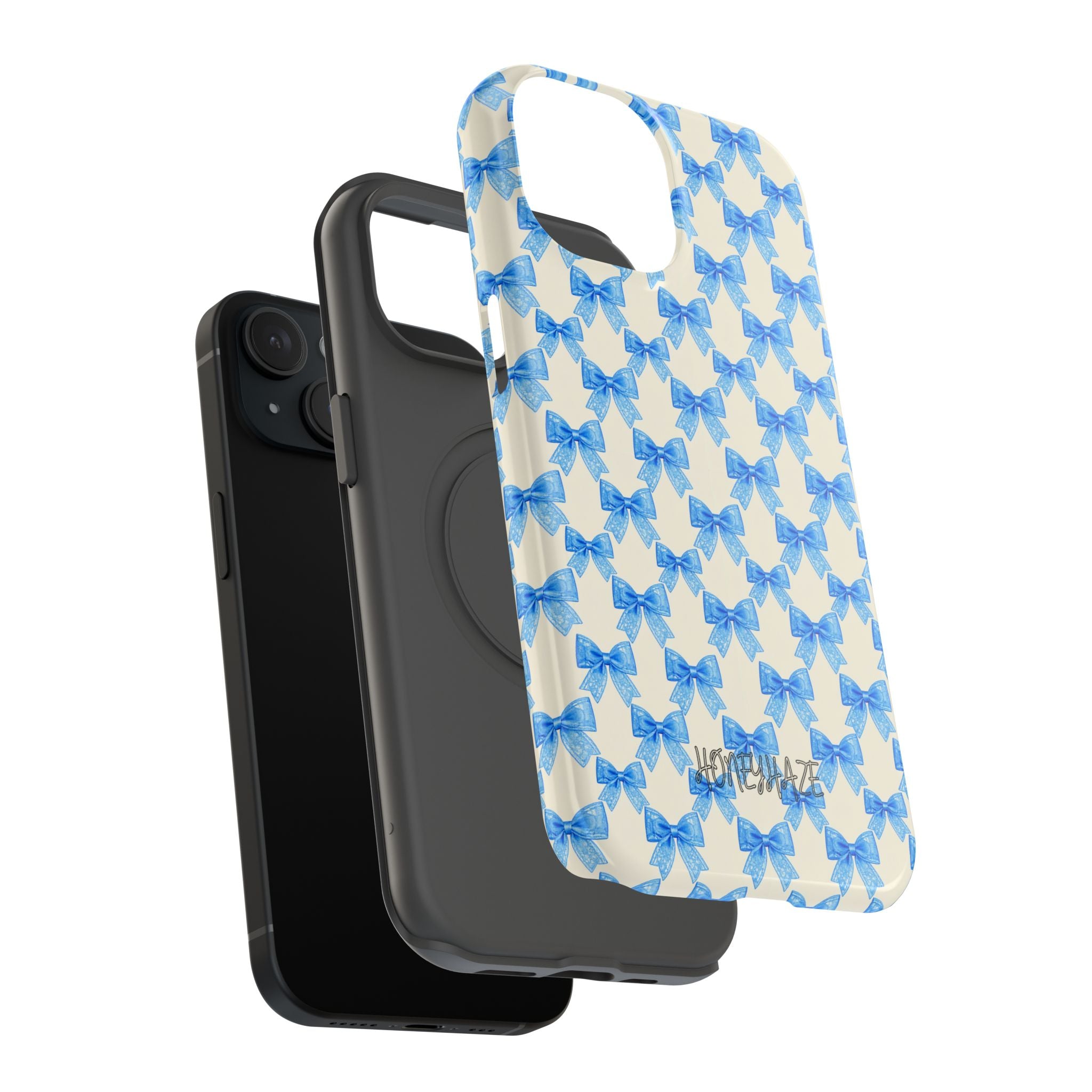 Blue Bow Phone Case