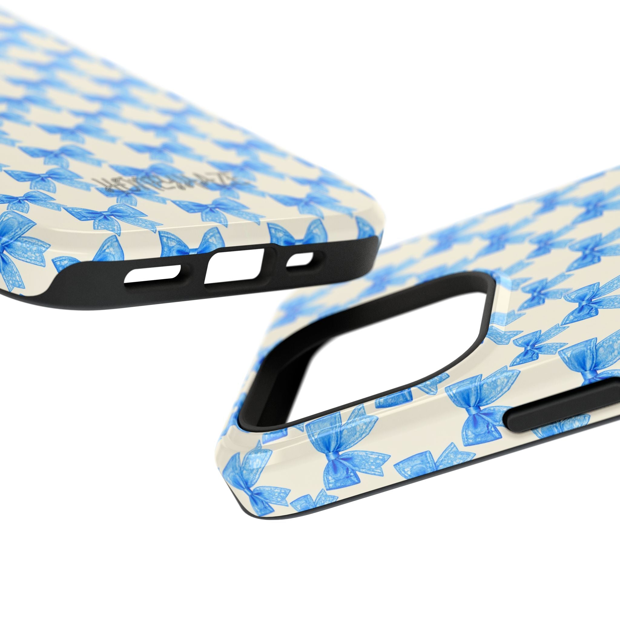 Blue Bow Phone Case