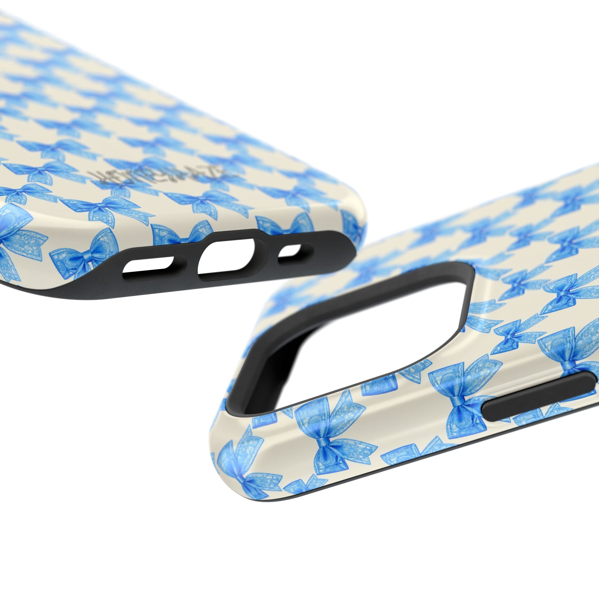 Blue Bow Phone Case