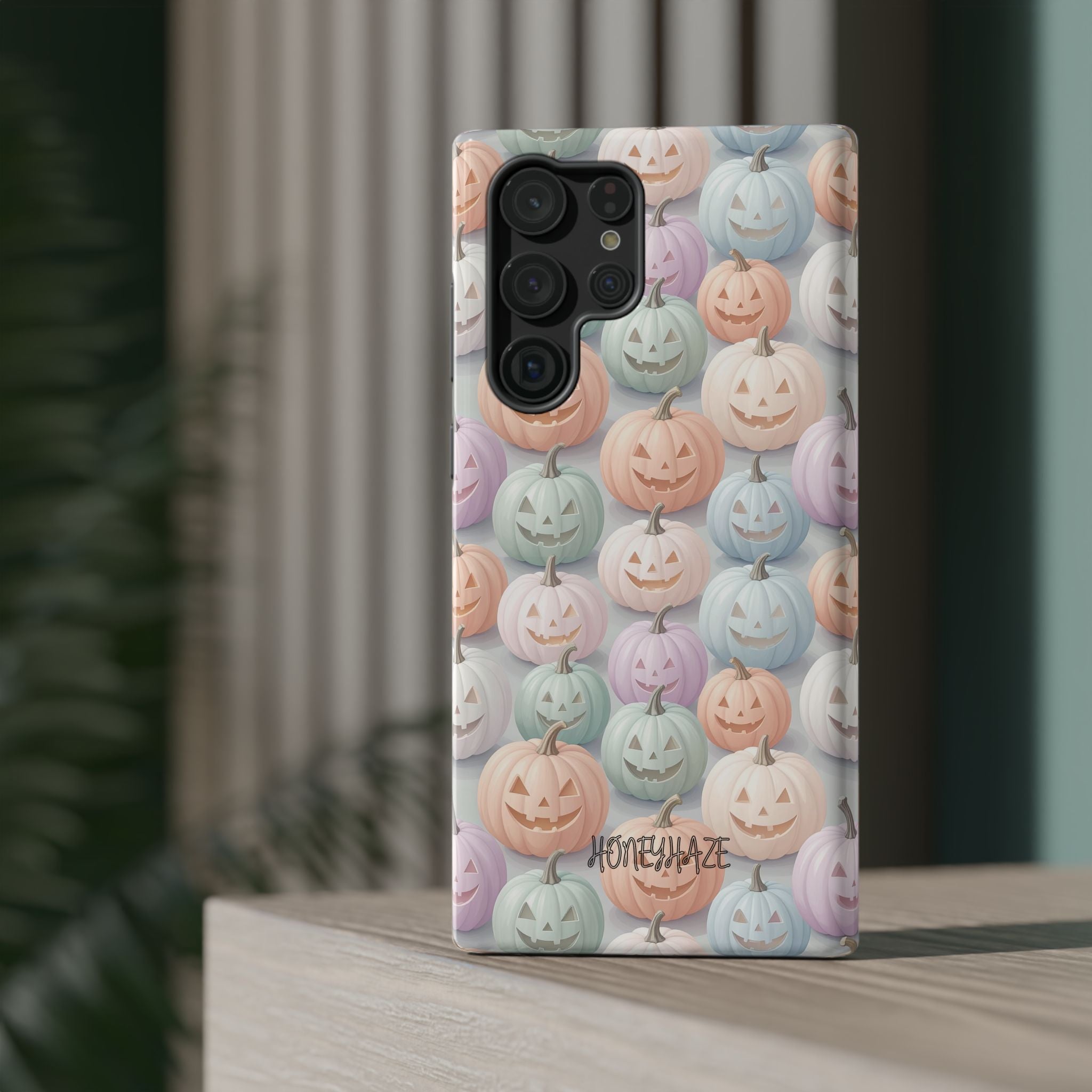 Pastel Jack-O-Lanterns Phone Case