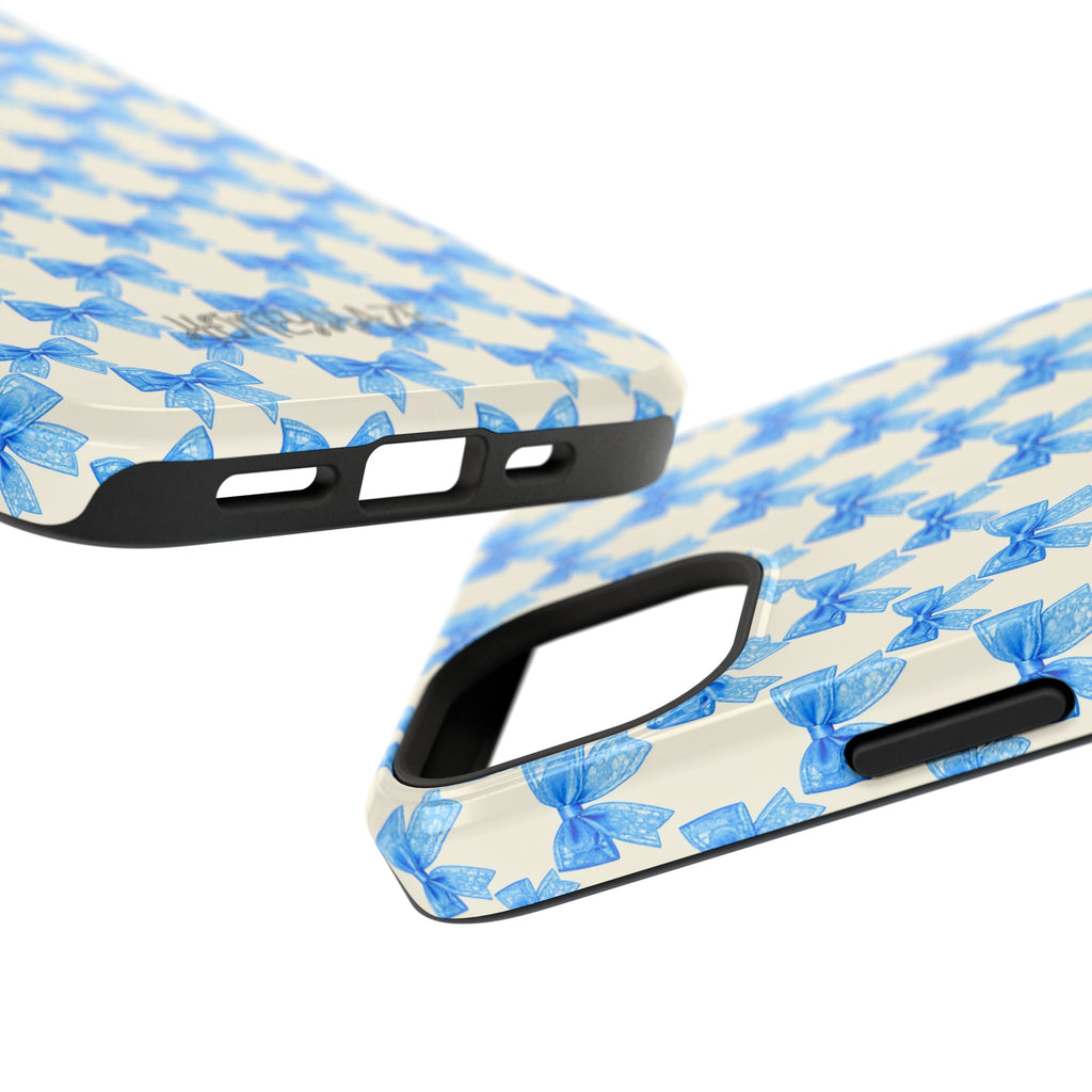 Blue Bow Phone Case