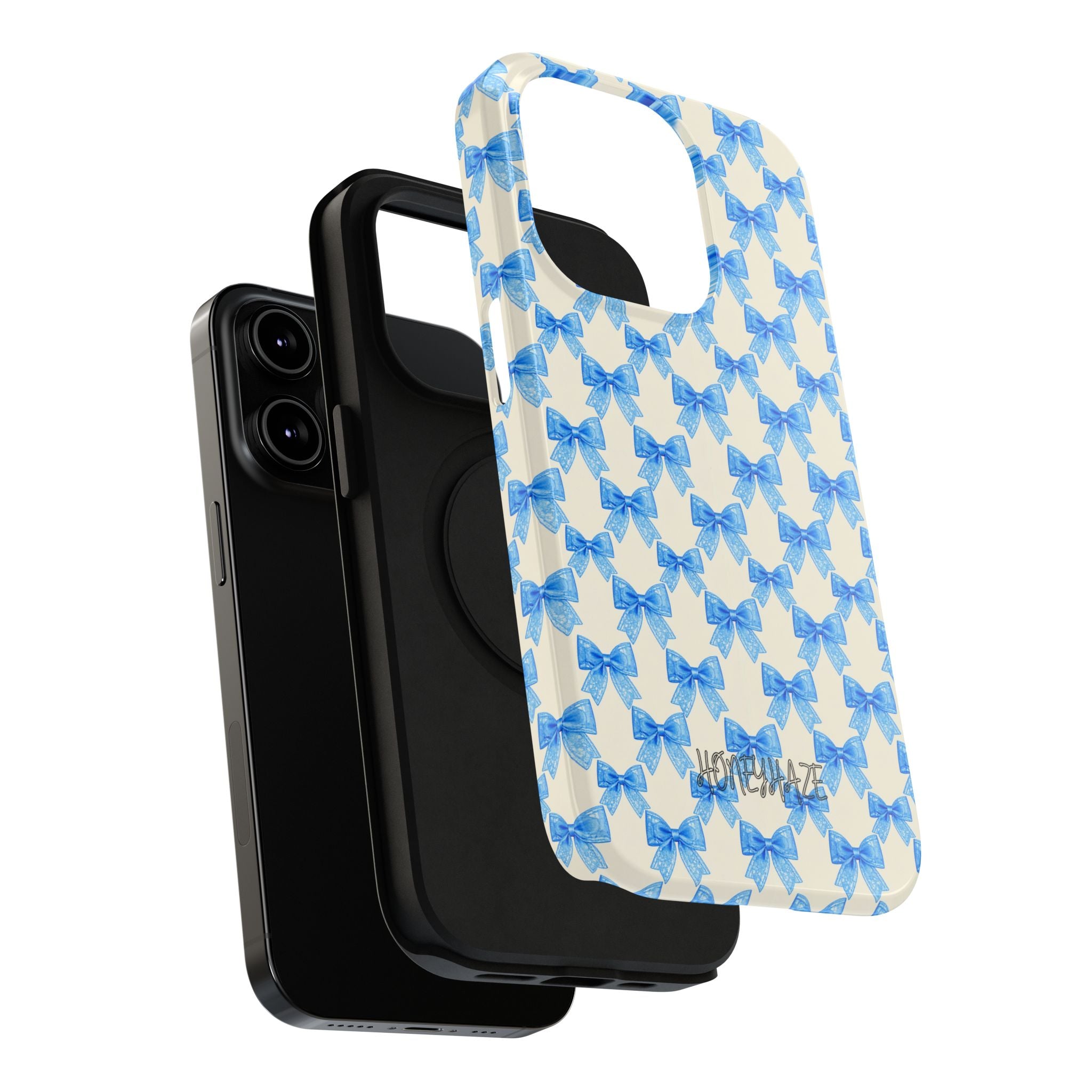 Blue Bow Phone Case