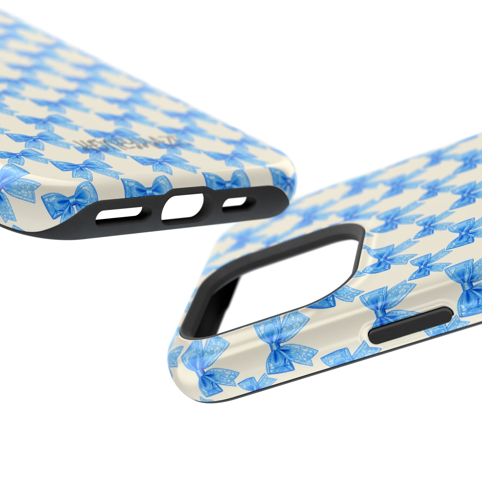 Blue Bow Phone Case