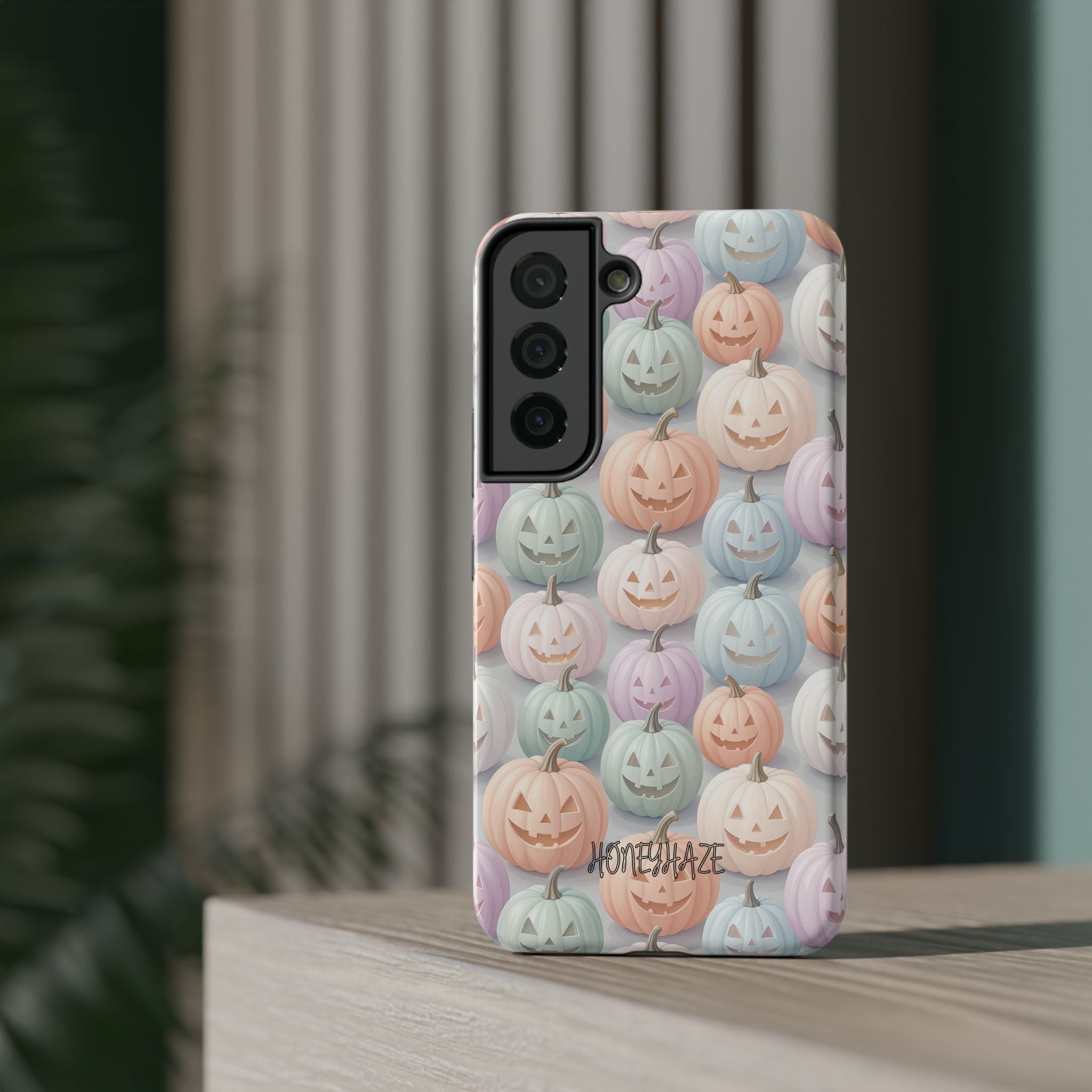 Pastel Jack-O-Lanterns Phone Case