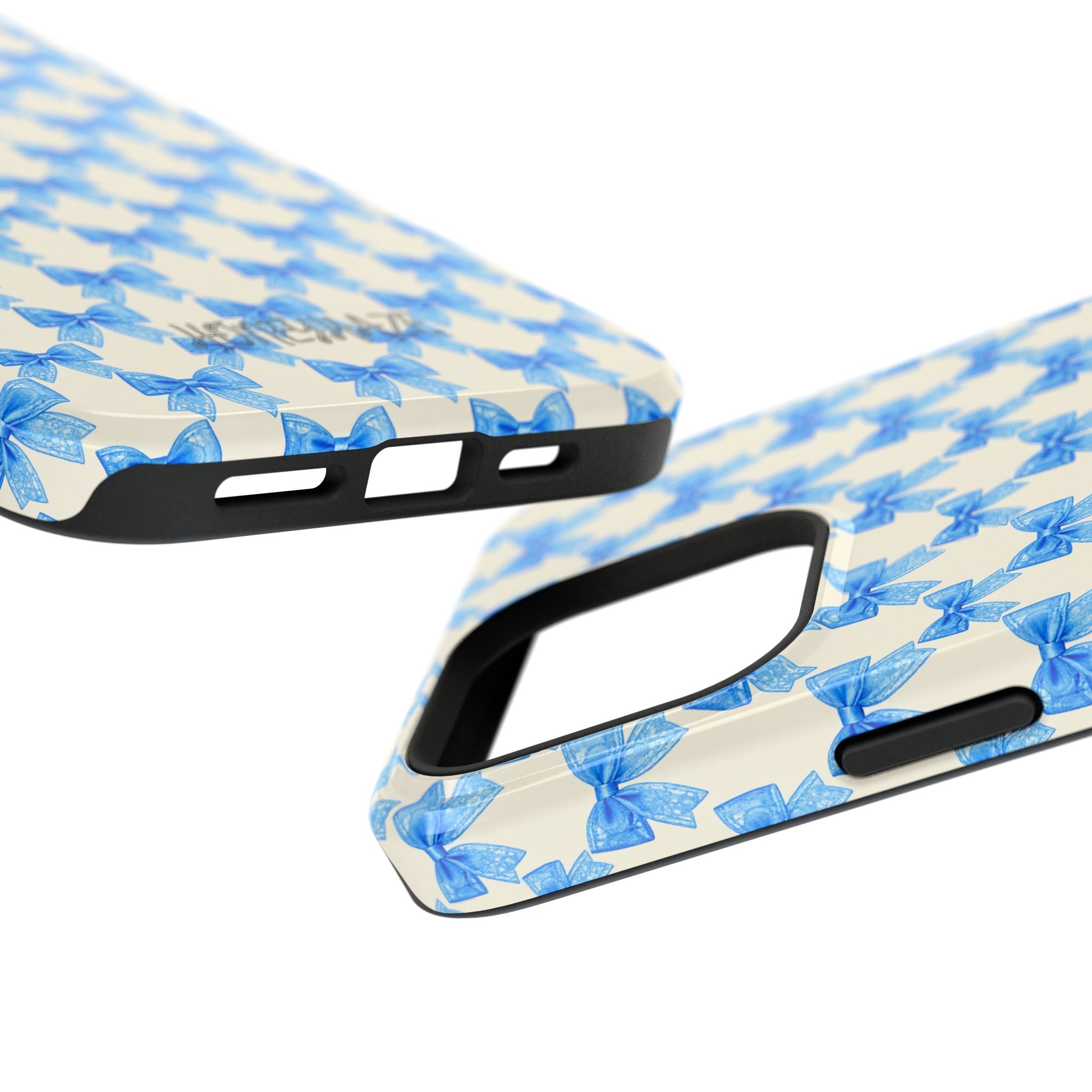 Blue Bow Phone Case