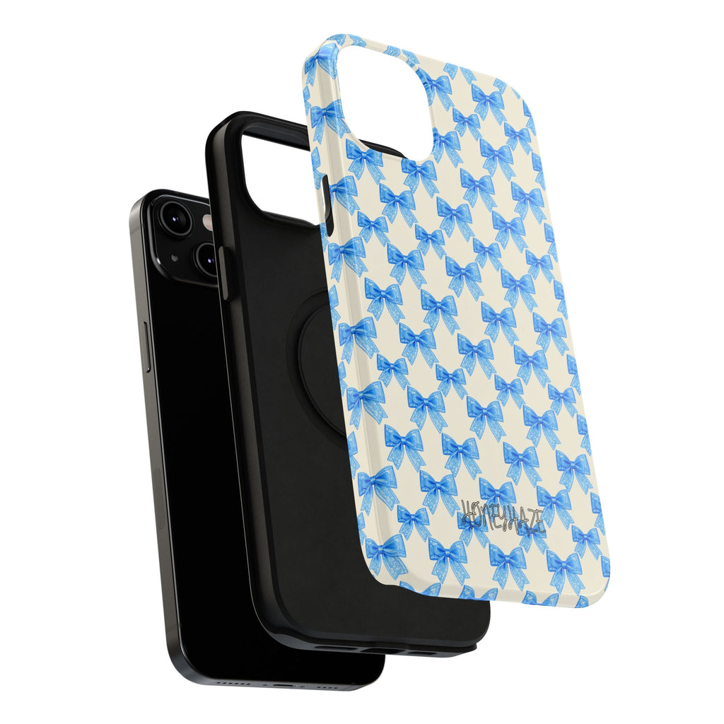 Blue Bow Phone Case